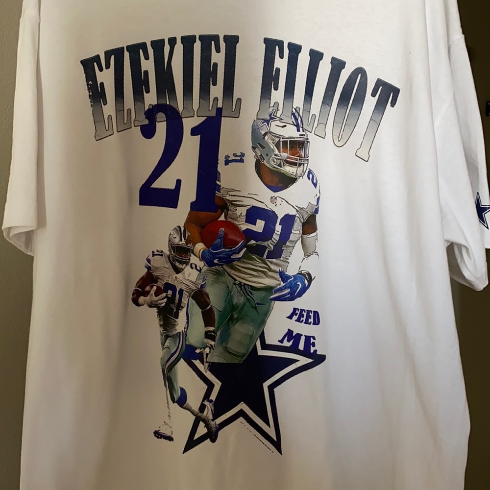 White Vintage Ezekiel Elliot Tee